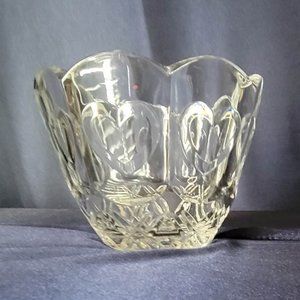 Crystal Bowl with Hearts